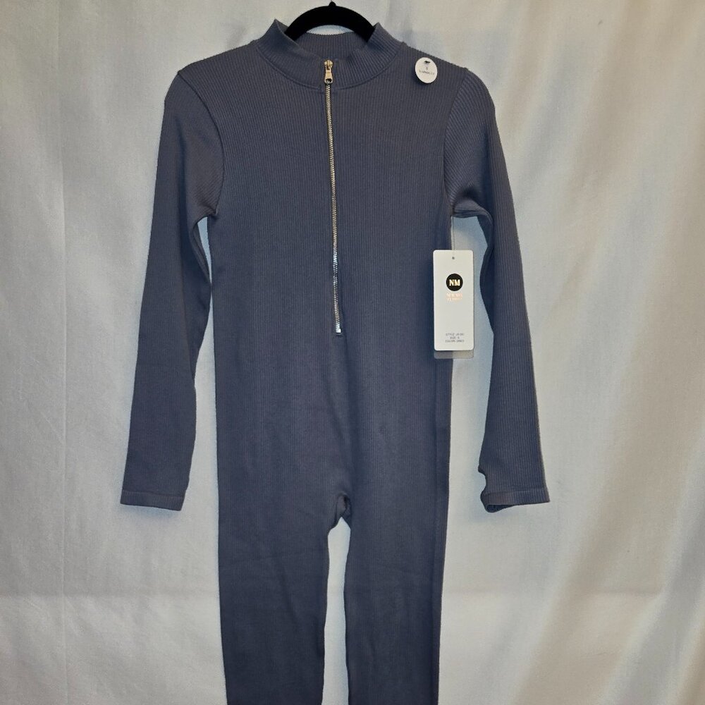 Gray One Piece jogger jumpsuit
